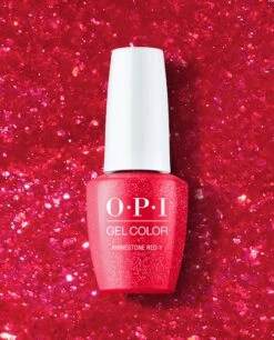 Gel Nail Polish Rhinestone Red-y